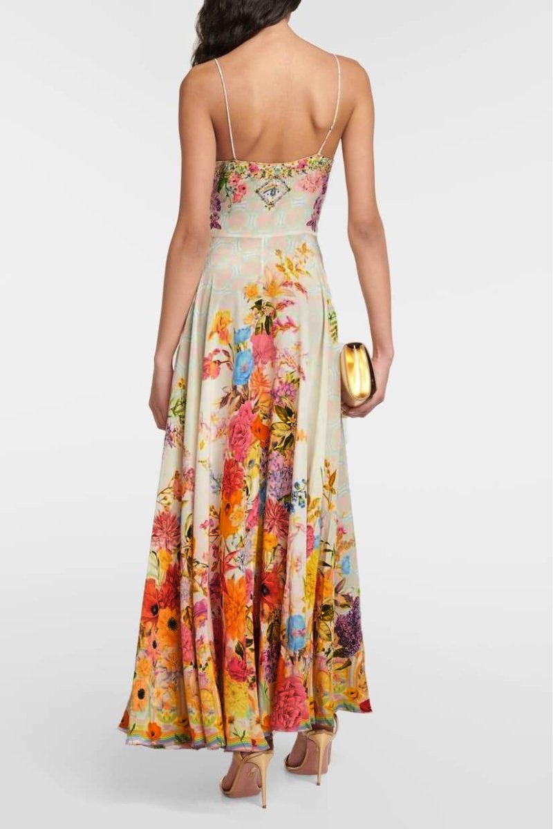dresses-Melody Floral Printed Midi Slip Dress-SD00603212512-Multi-S - Sunfere