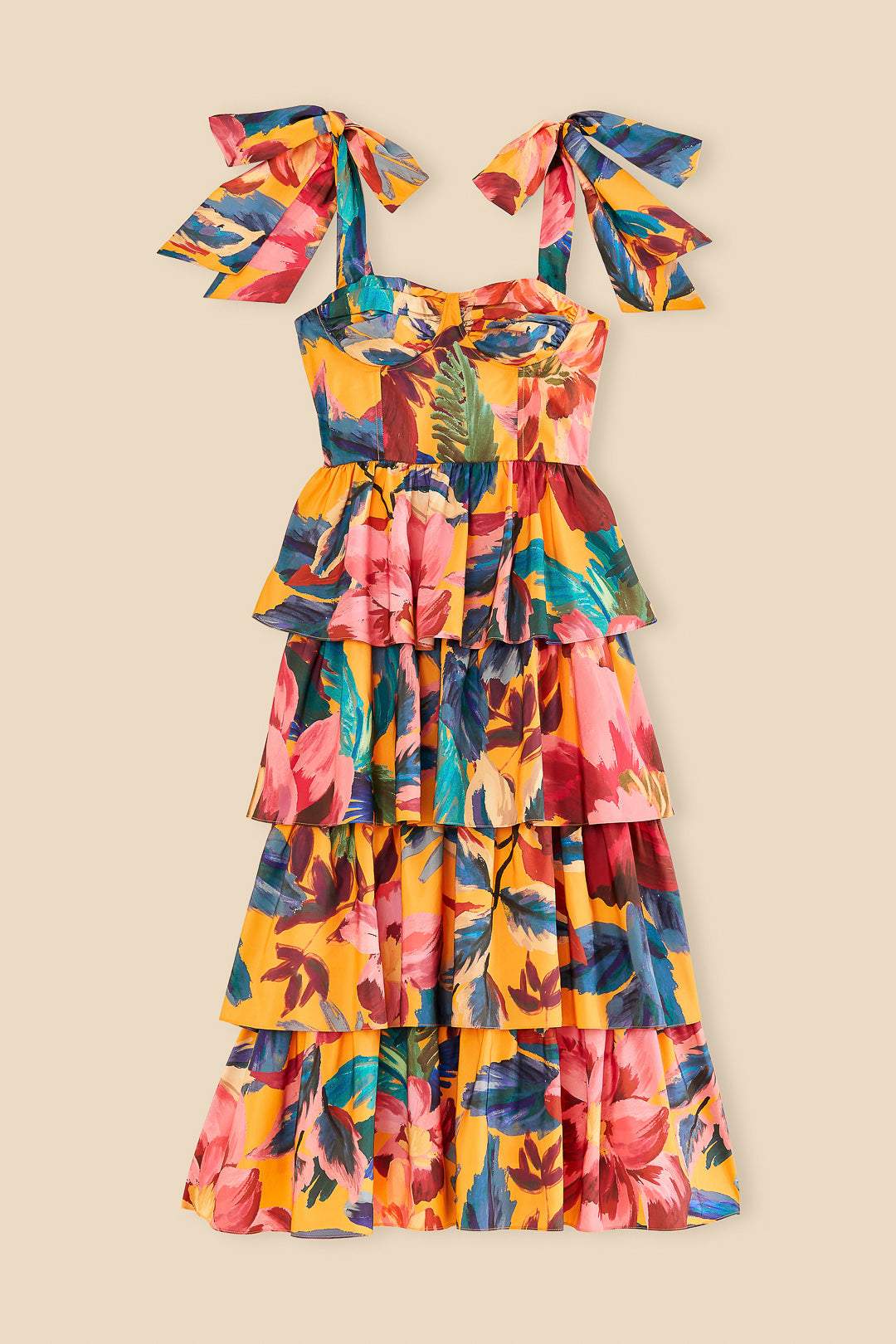 dresses-Aaliyah Floral Printed Maxi Strap Dress-SD00601262199-Multi-S - Sunfere
